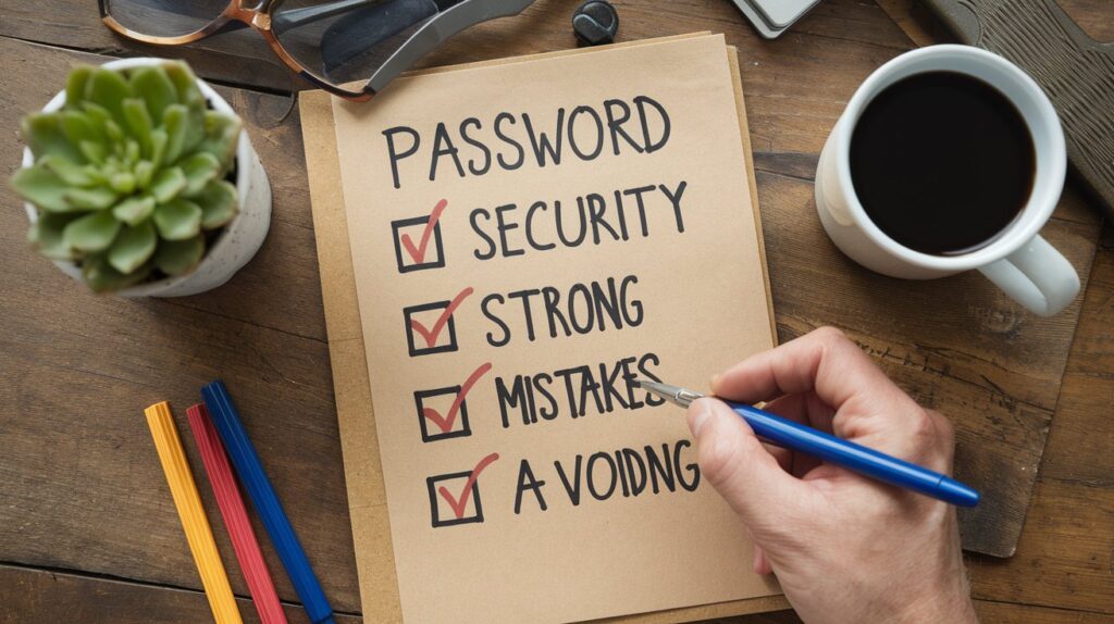 illustrate a password security checklist M3H9NrrSuSoQ9tATnpxMw 5S9mqzbfQL fPhHPjfXrgg